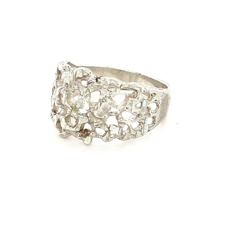 ❌Sterling Silver 925 Nugget Ring‎